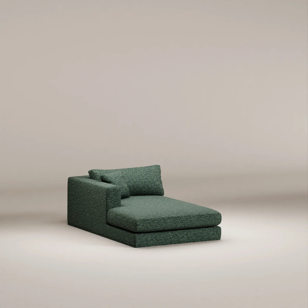 Image Méridienne déhoussable Bellechasse light 170 cm XL • Gauche • Tissu tissé • Forest