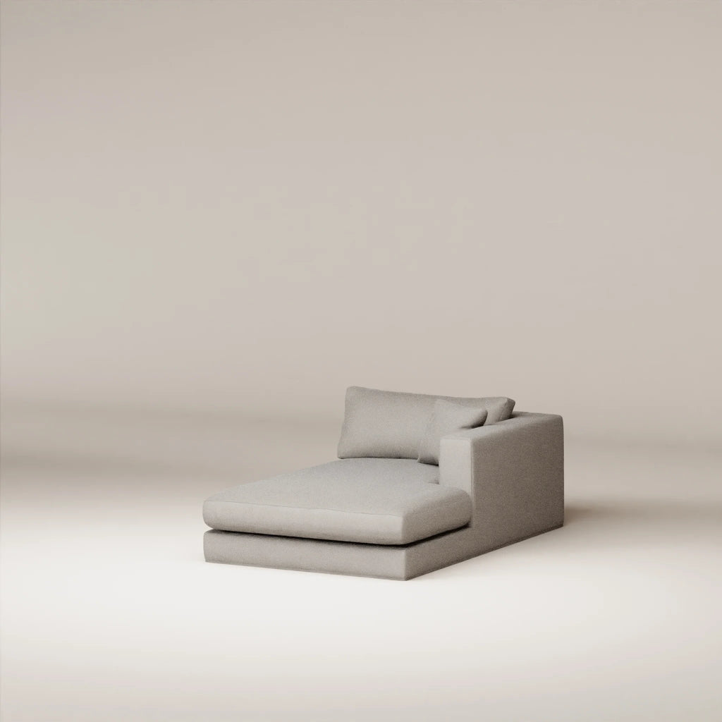 Image Méridienne déhoussable Bellechasse light 170 cm XL • Droite • Tissu personnalisé
