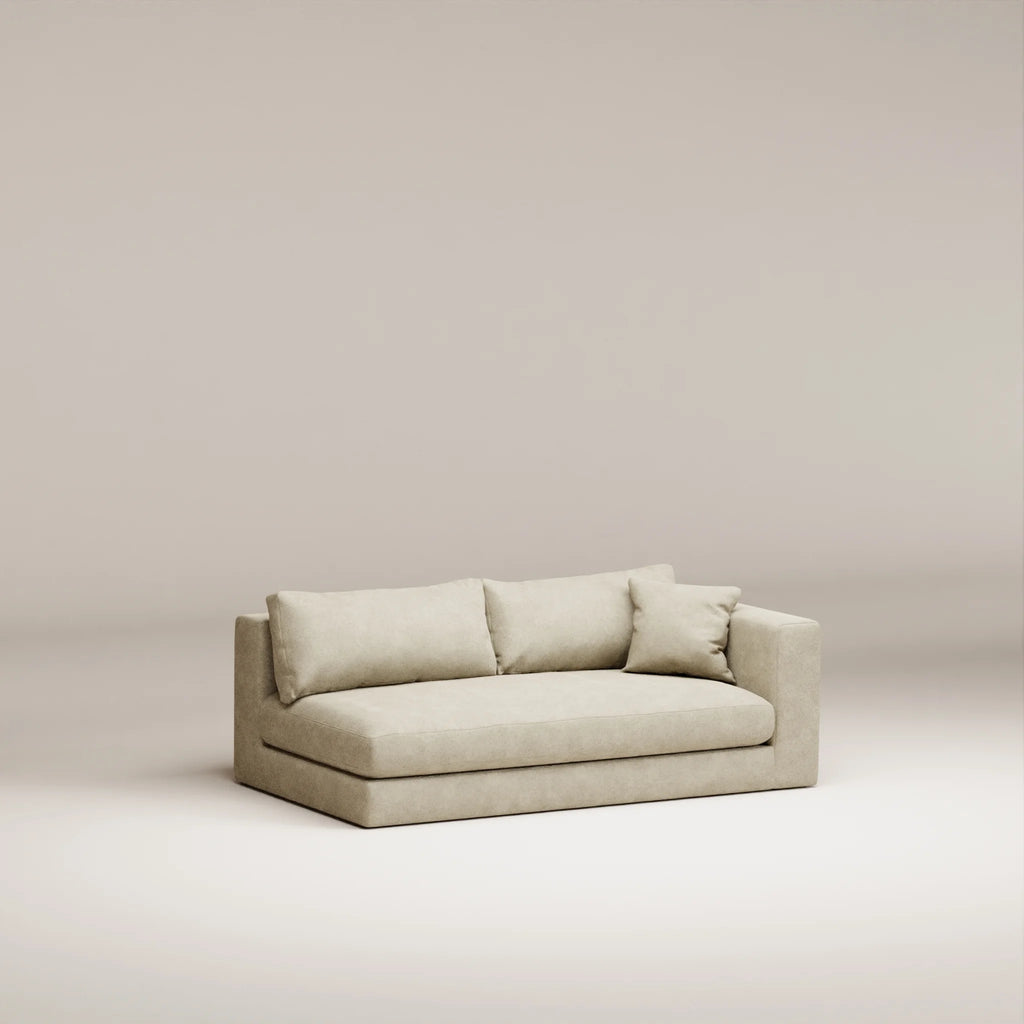 Image Module Bellechasse light 2.5 seats • RIGHT • Felted wool • Natural