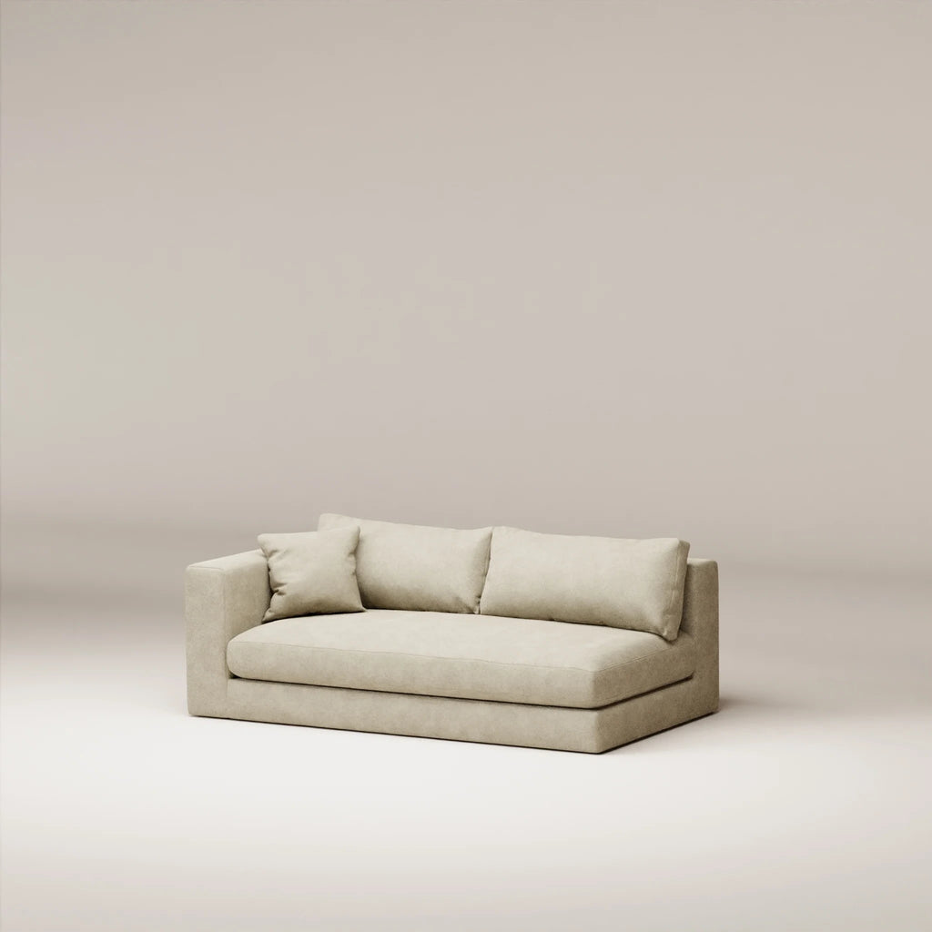 Image Module Bellechasse light 2.5 seats • LEFT • Felted wool • Natural