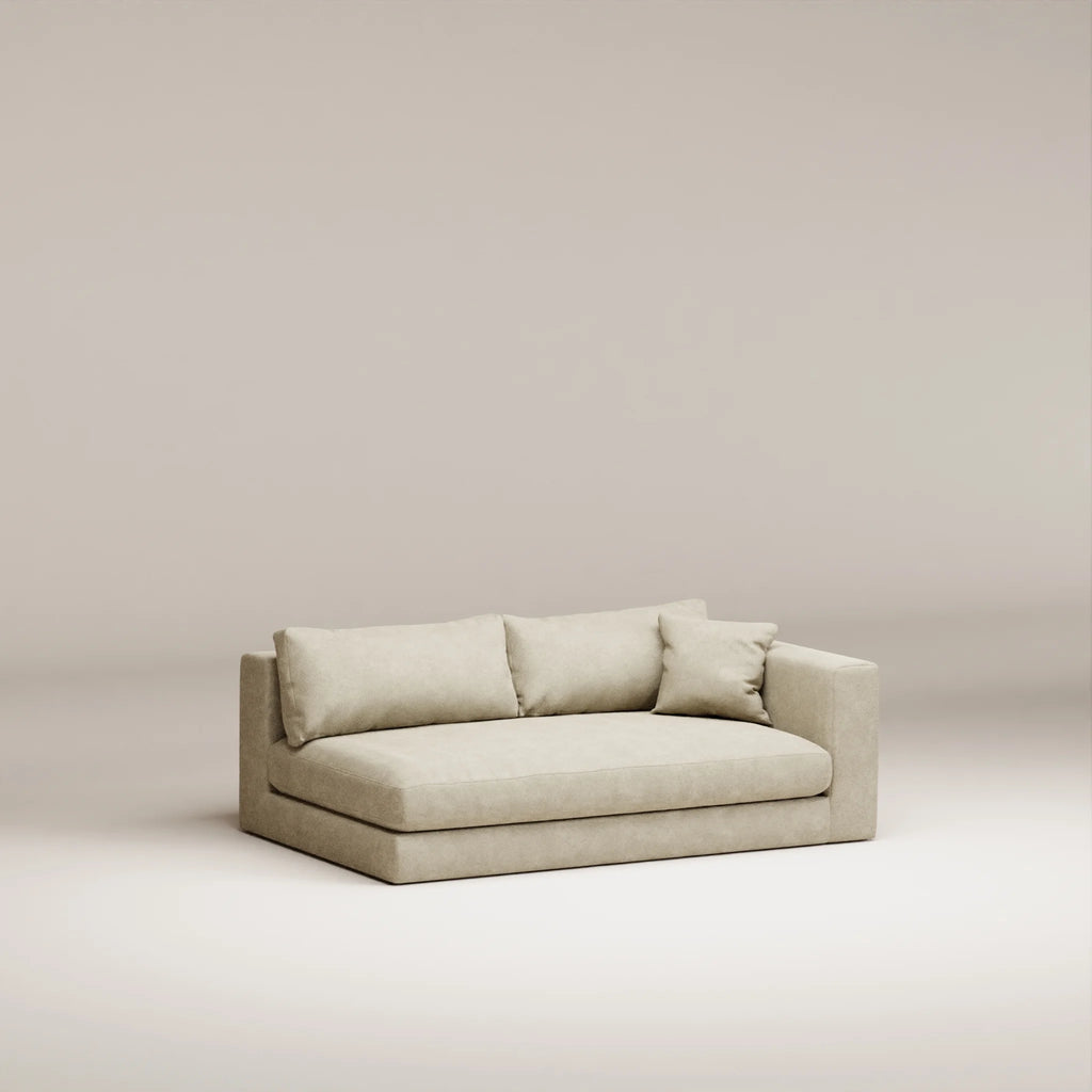 Image Module Bellechasse light 2.5 seats • RIGHT • Felted wool • Natural