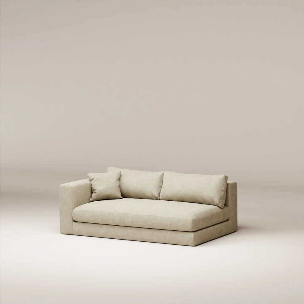 Image Module Bellechasse light 2.5 seats • LEFT • Felted wool • Natural