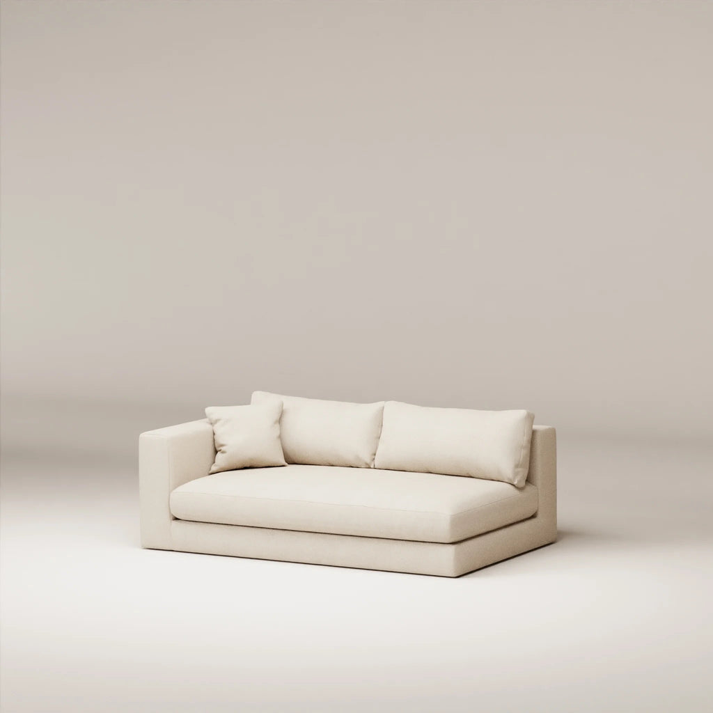 Image Module Bellechasse light 2,5 places • Profondeur 110 cm • Gauche • Tweed • Natural