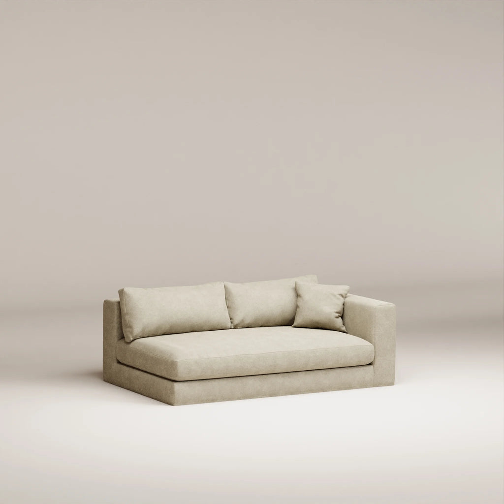 Image Removable cover module Bellechasse light 2.5 seats • RIGHT • Felted wool • Natural