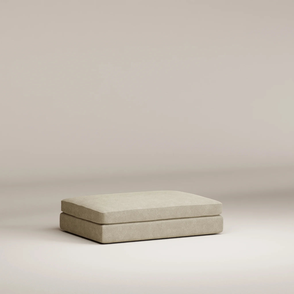 Image Pouf Bellechasse Rectangular • Felted wool • Natural