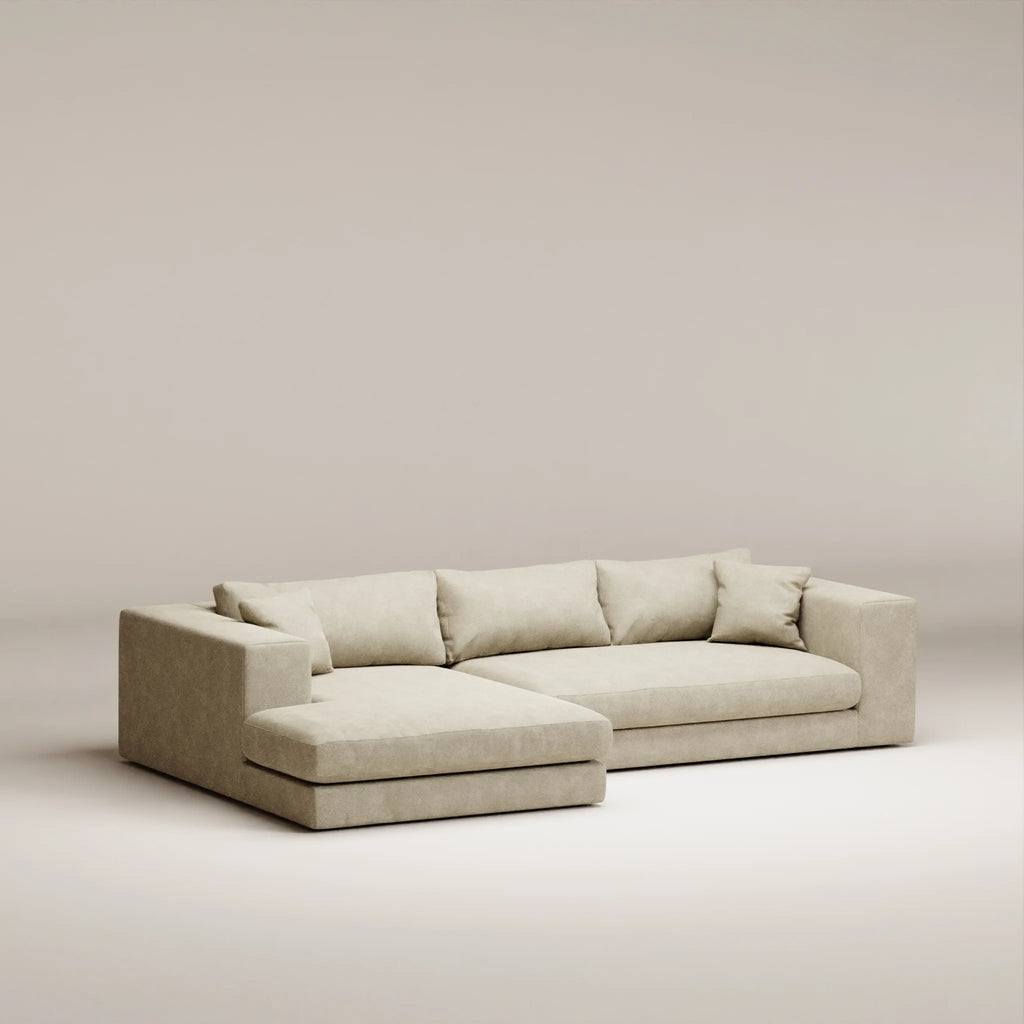 Image Corner Bellechasse 2 • LEFT • Felted wool • Natural