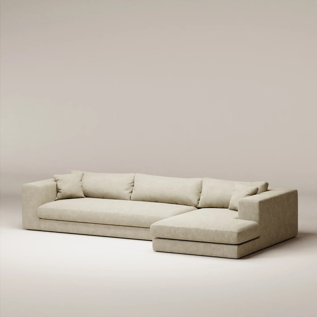 Image Corner Bellechasse XL1 • RIGHT • Felted wool • Natural