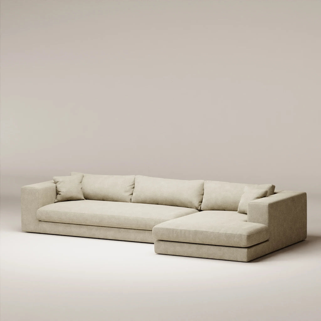 Image Corner Bellechasse XL2 • RIGHT • Felted wool • Natural