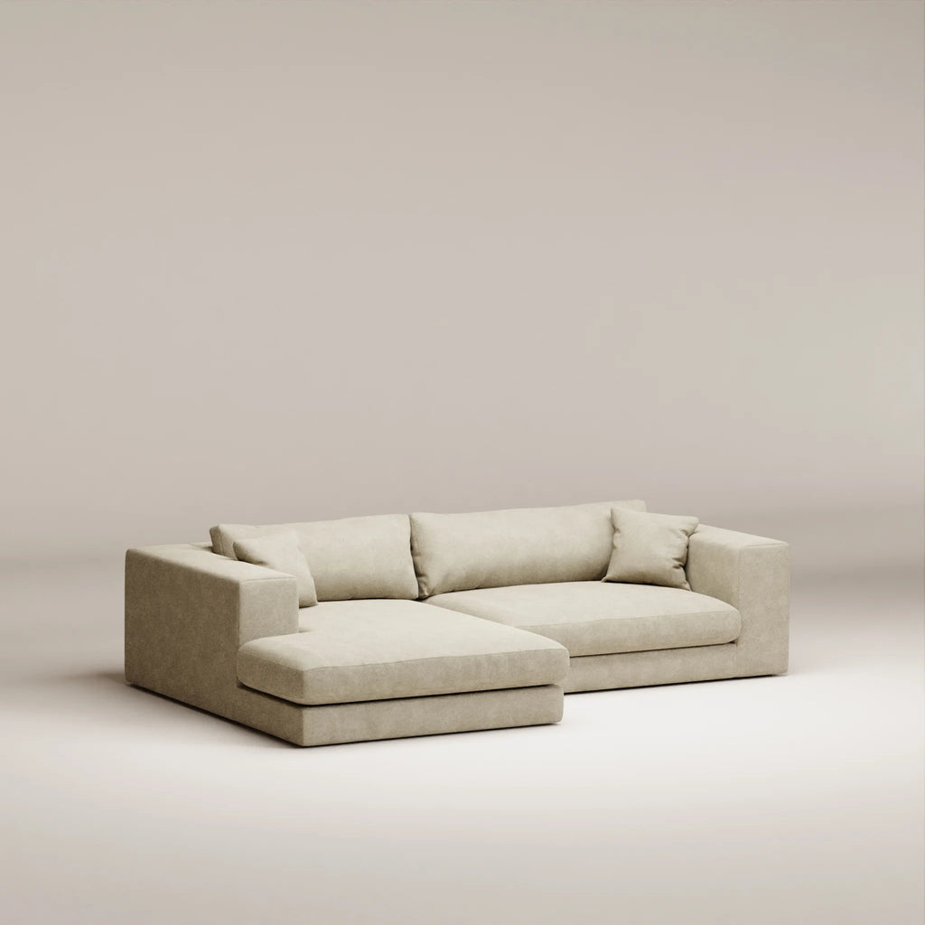 Image Corner Bellechasse XS • LEFT • Felted wool • Natural