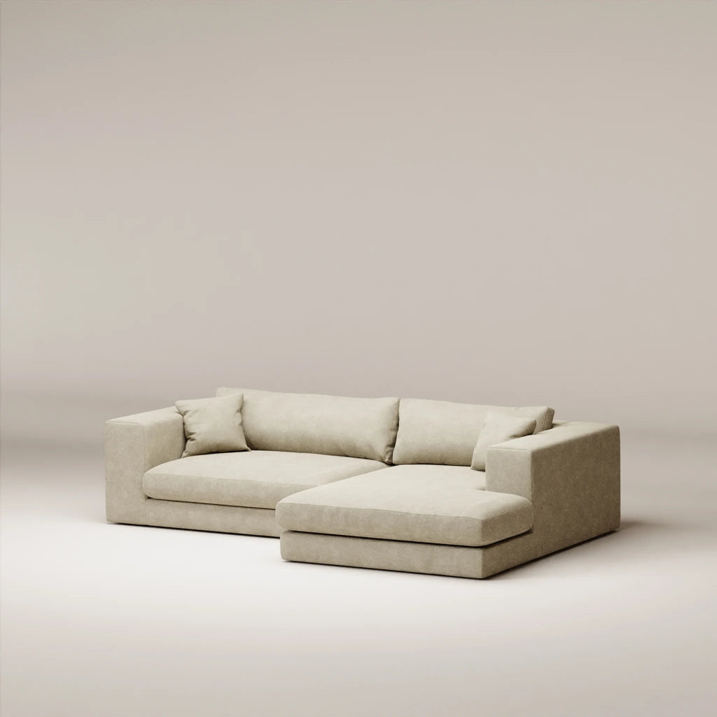 Image Corner Bellechasse XS • RIGHT • Felted wool • Natural