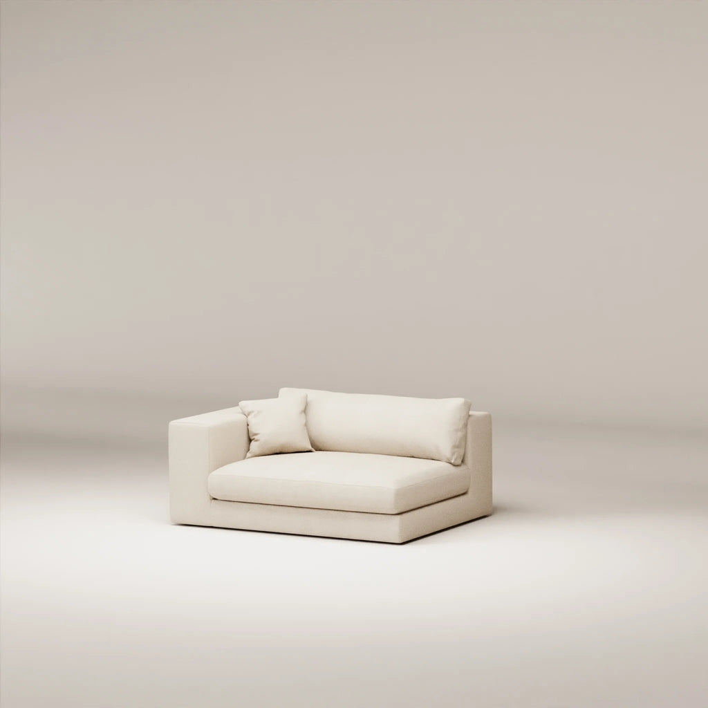 Image Module Bellechasse 1,5 place • Profondeur 122 cm • Gauche • Tweed • Natural