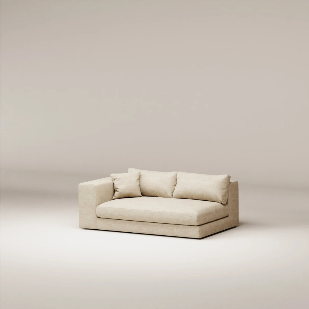 Image Module Bellechasse 2,5 places • Profondeur 122 cm • Gauche • Tissu chenillé • Natural