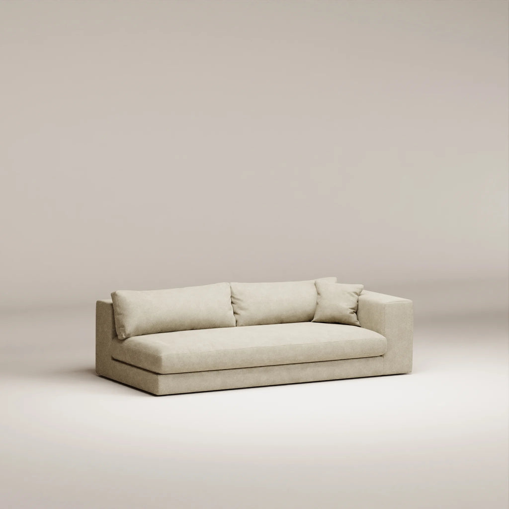 Image Module Bellechasse 3.5 seats • RIGHT • Felted wool • Natural