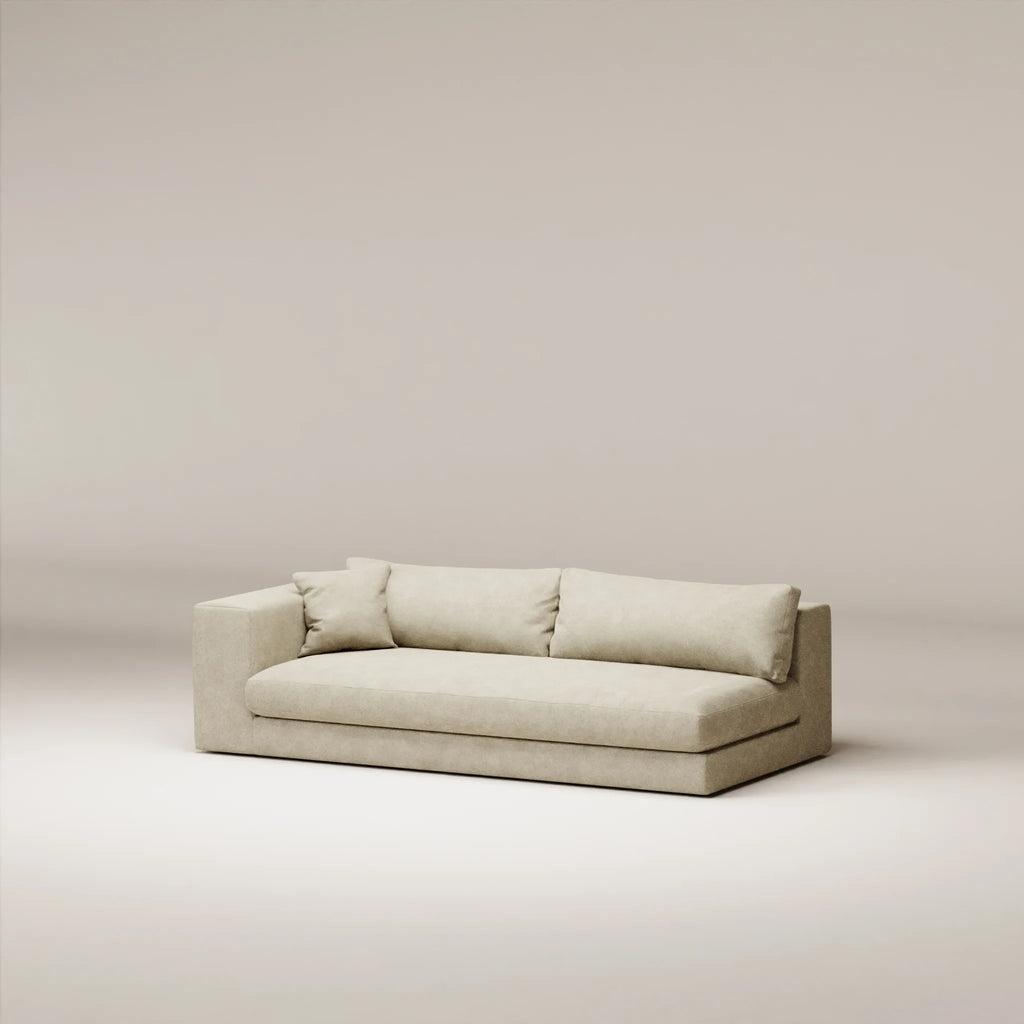 Image Module Bellechasse 3.5 seats • LEFT • Felted wool • Natural