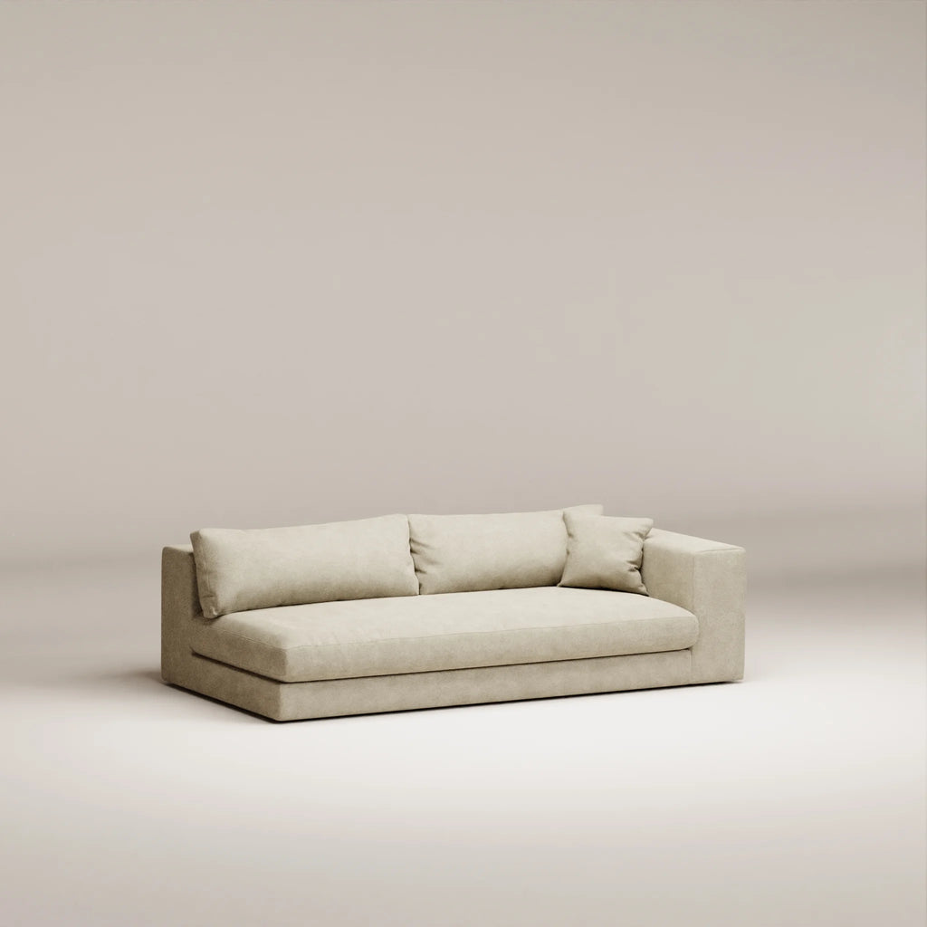 Image Module Bellechasse 3.5 seats • RIGHT • Felted wool • Natural