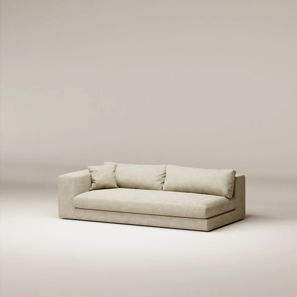 Image Module Bellechasse 3.5 seats • LEFT • Felted wool • Natural