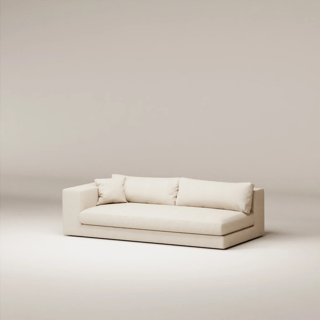 Image Module Bellechasse 3,5 places • Profondeur 122 cm • Gauche • Tweed • Natural