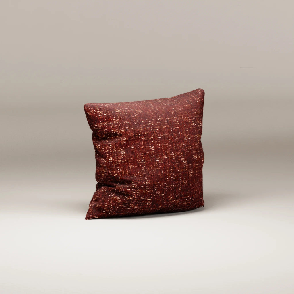 Image Coussin de décoration Accessoires Carré • Chenille texturée • Brick
