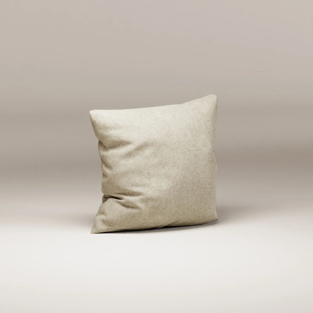 Image Decorative cushion Accessories Square • Felted wool • Natural