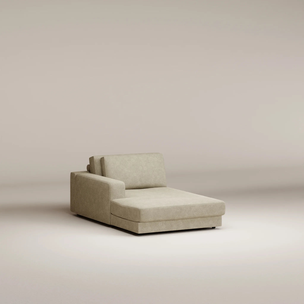 Image Meridian Galliera XL • LEFT • Accoudoir Large (23 cm) • Felted wool • Natural