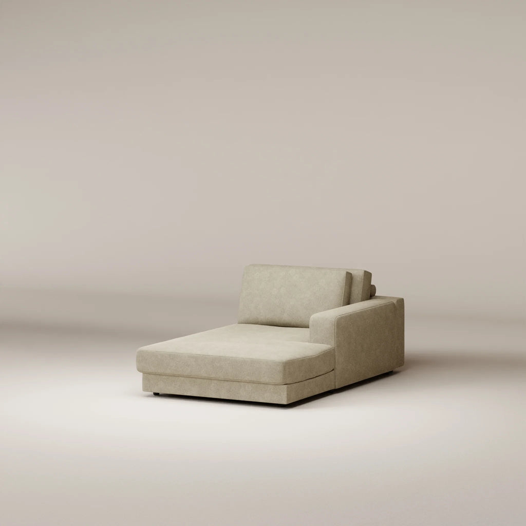 Image Meridian Galliera XL • RIGHT • Accoudoir Large (23 cm) • Felted wool • Natural