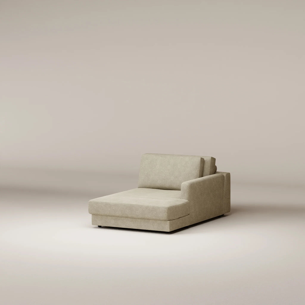 Image Meridian Galliera Standard • RIGHT • Accoudoir Thin (14 cm) • Felted wool • Natural