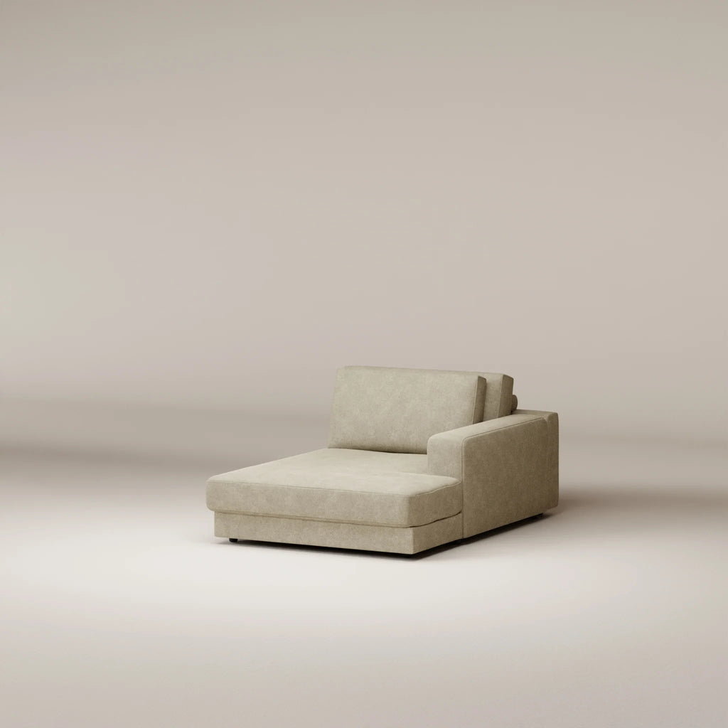 Image Meridian Galliera Standard • RIGHT • Accoudoir Large (23 cm) • Felted wool • Natural