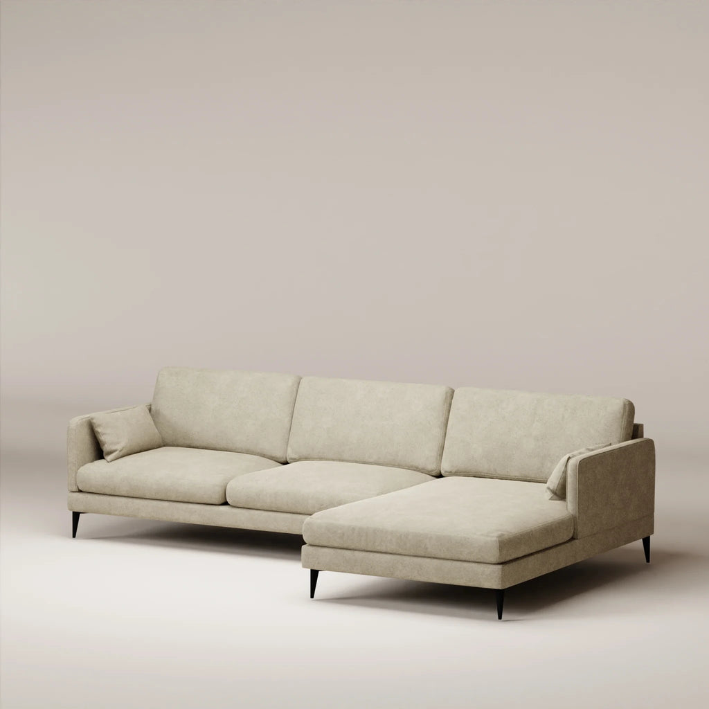 Image Corner Herran RIGHT • Felted wool • Natural