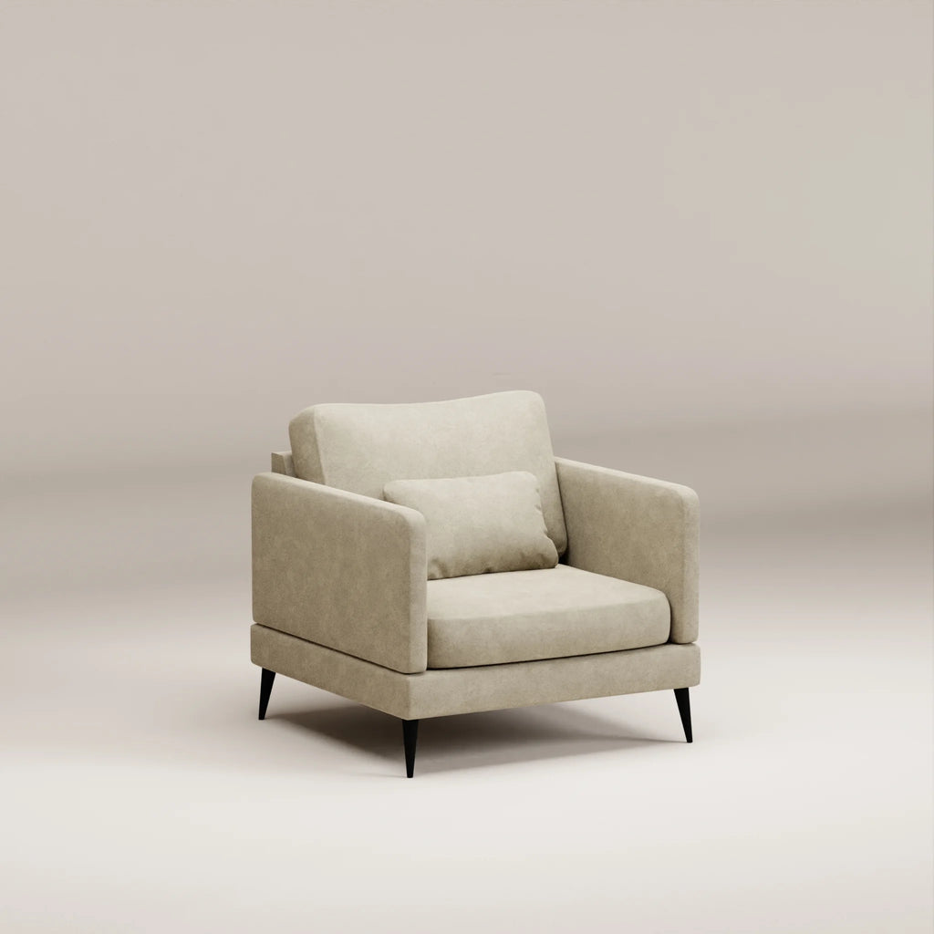 Image Armchair Herran Felted wool • Natural