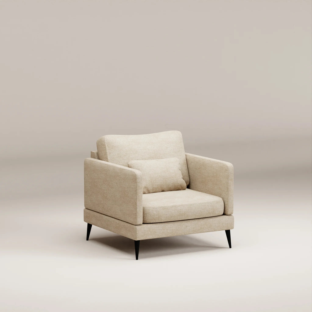 Image Fauteuil Herran Tissu chenillé • Natural