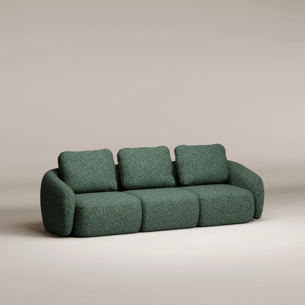 Image Ensemble Moncey Droit 5 places • Tissu tissé • Forest