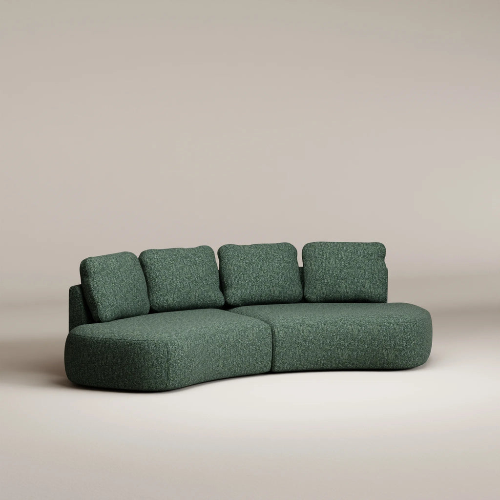 Image Ensemble Moncey Arrondi 4 places • Tissu tissé • Forest