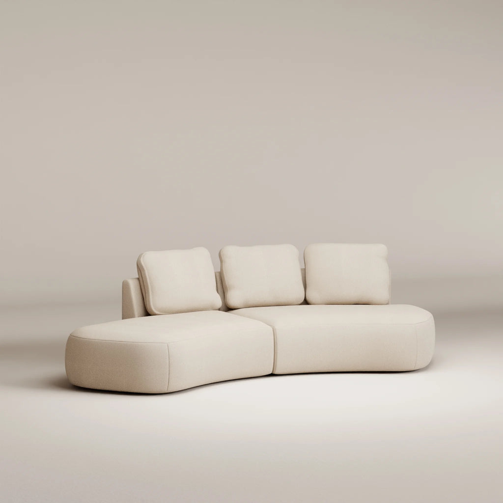 Image Ensemble Moncey Arrondi 3 places gauche • Tweed • Natural