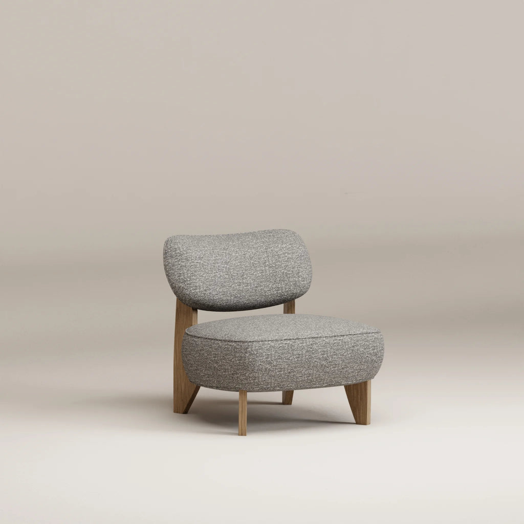 Image Fauteuil Nicolo Chêne clair • Bouclette • Toffee