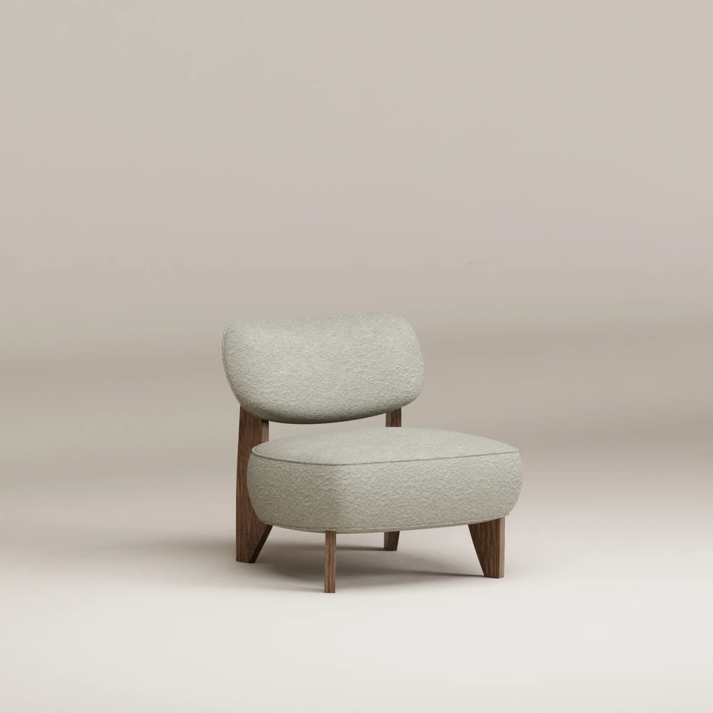 Image Fauteuil Nicolo Chêne fumé • Bouclette • Nata