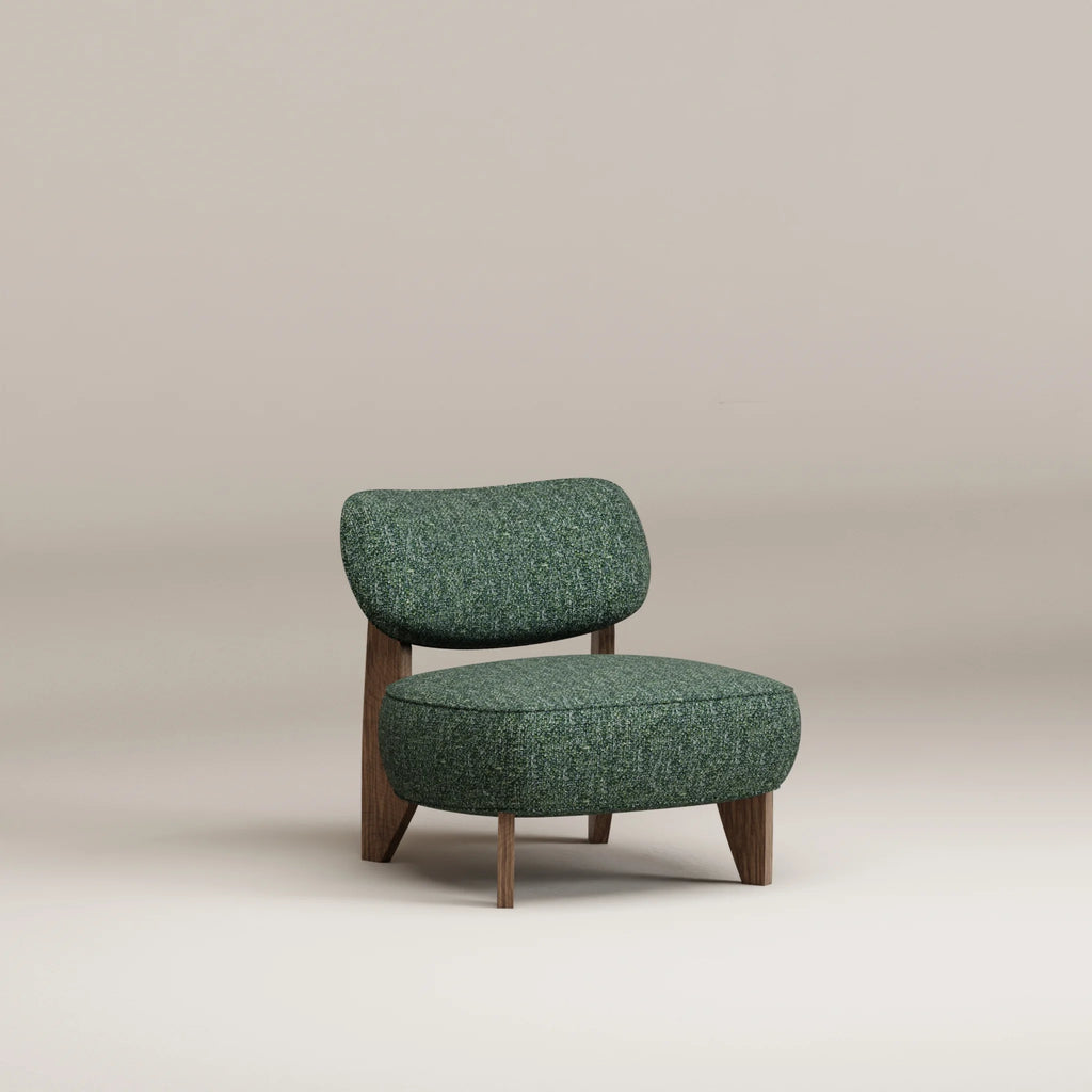 Image Fauteuil Nicolo Chêne fumé • Tissu tissé • Forest