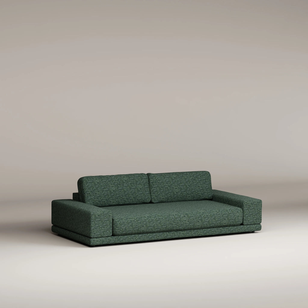 Image Canapé droit Palatine 3 places • Profondeur 110 cm • Tissu tissé • Forest