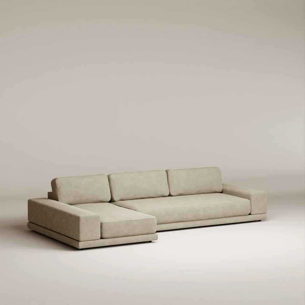 Image Corner Palatine 1 • LEFT • Felted wool • Natural