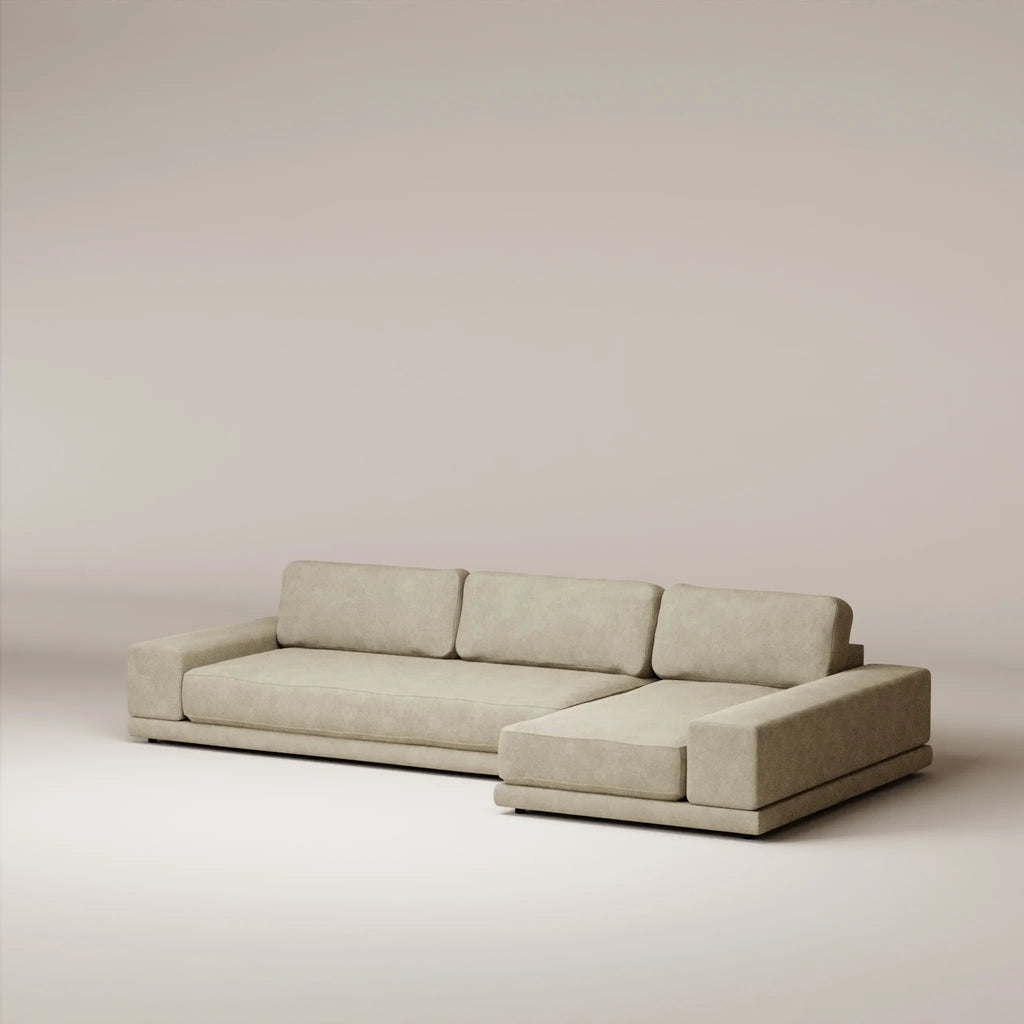 Image Corner Palatine 1 • RIGHT • Felted wool • Natural