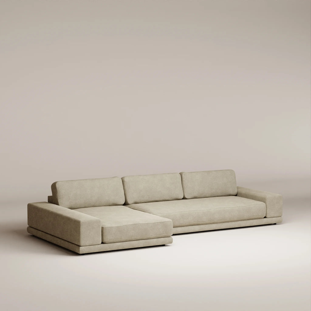 Image Corner Palatine 3 • LEFT • Felted wool • Natural