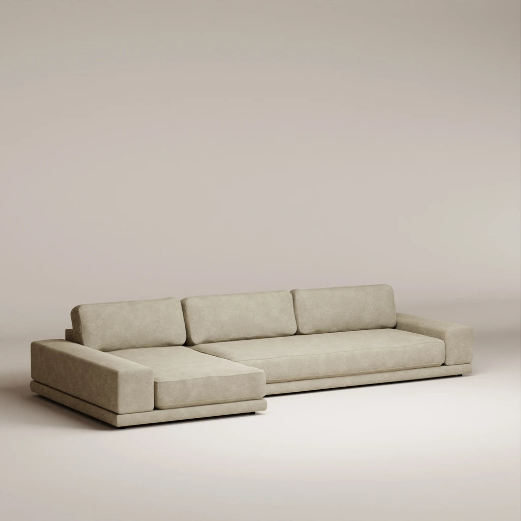 Image Corner Palatine XL2 • LEFT • Felted wool • Natural