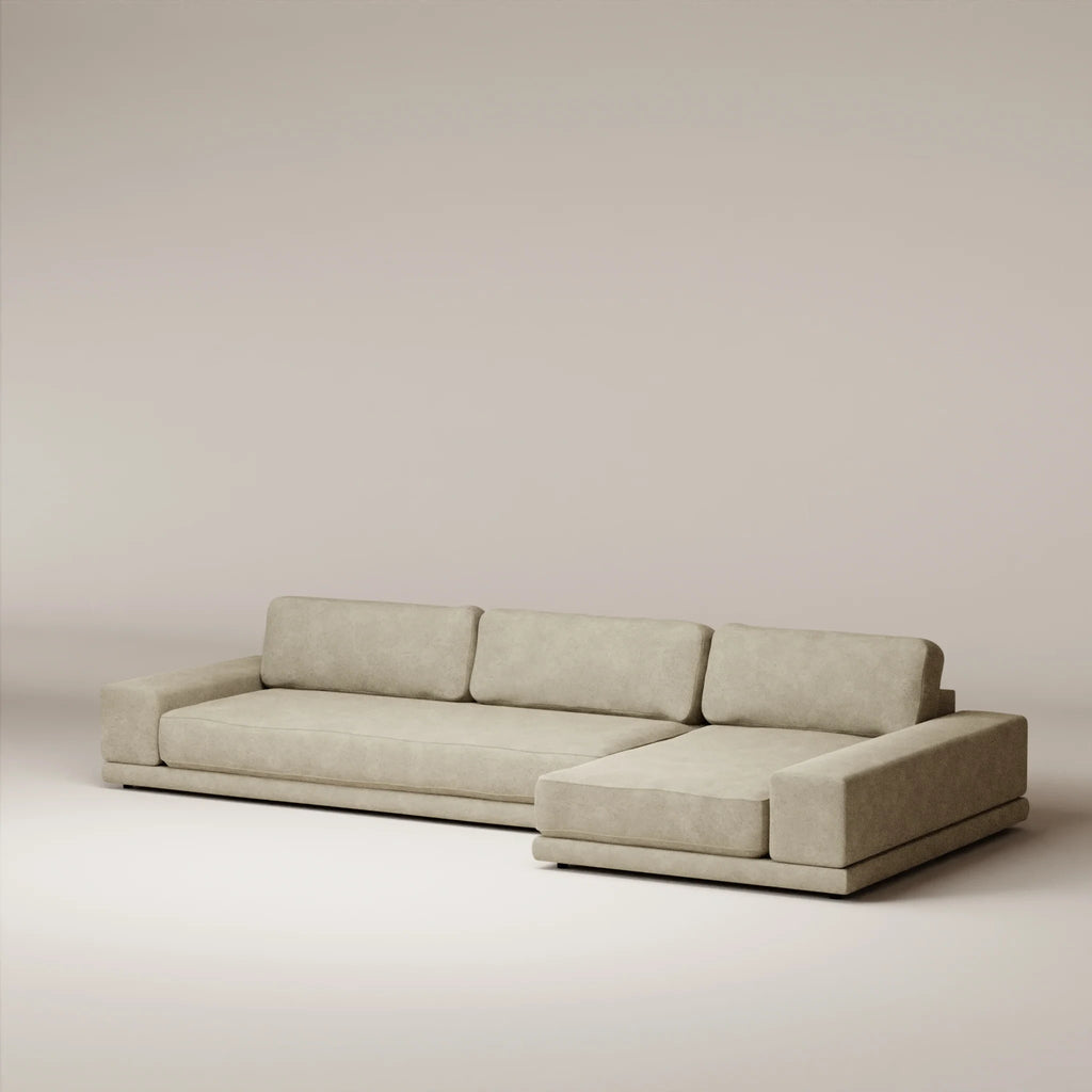 Image Corner Palatine XL2 • RIGHT • Felted wool • Natural