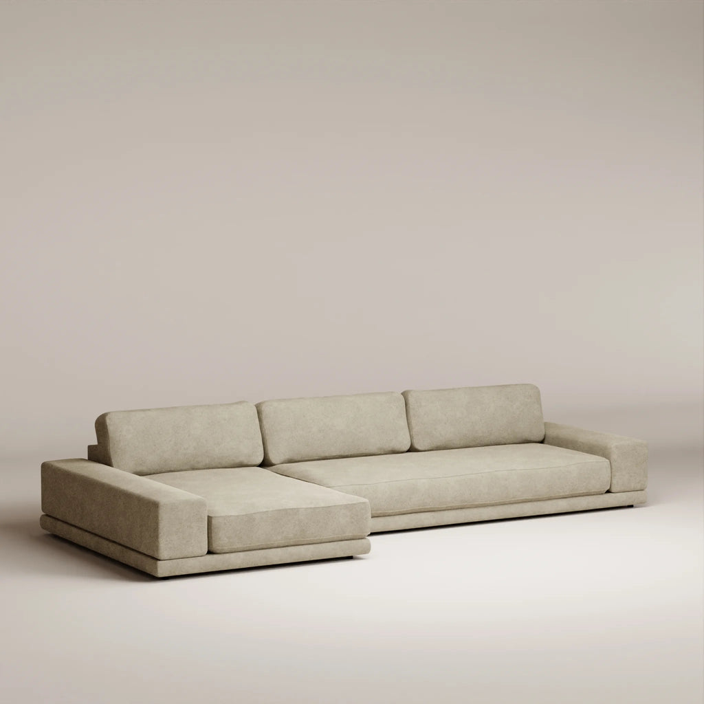 Image Corner Palatine XL3 • LEFT • Felted wool • Natural