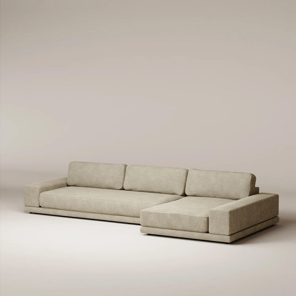 Image Corner Palatine XL3 • RIGHT • Felted wool • Natural