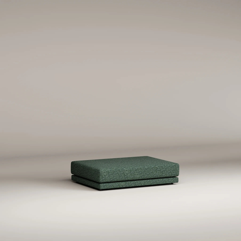 Image Pouf Palatine Rectangulaire • Tissu tissé • Forest