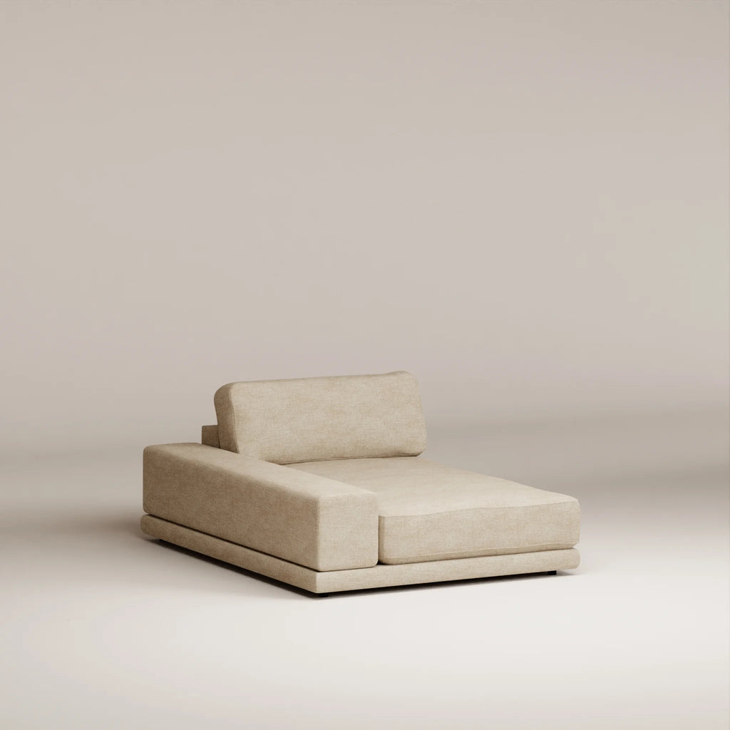 Image Méridienne Palatine 3 • Gauche • Tissu chenillé • Natural