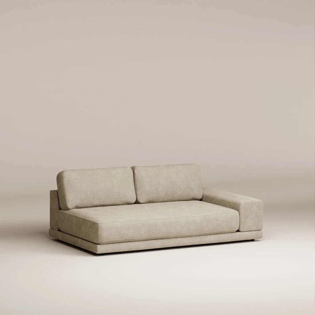 Image Module Palatine 2.5 seats • RIGHT • Felted wool • Natural