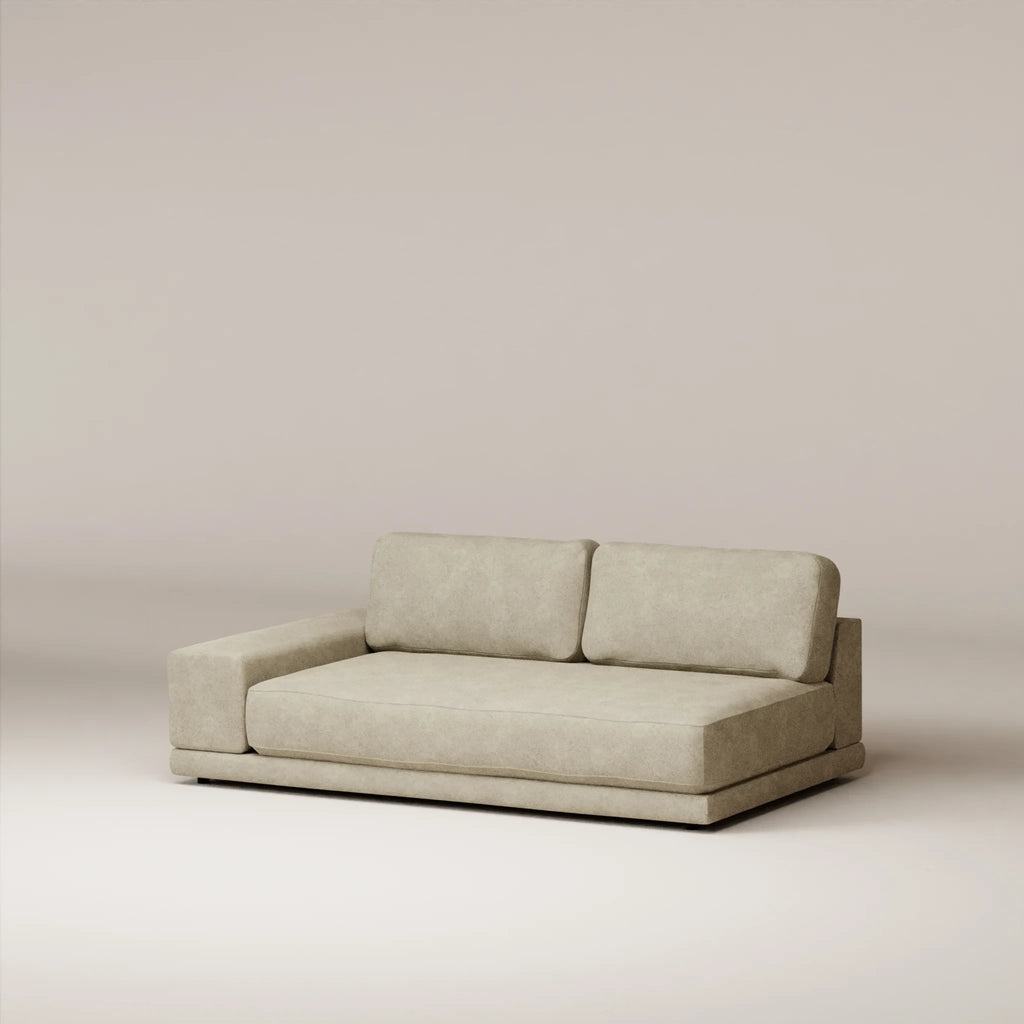 Image Module Palatine 2.5 seats • LEFT • Felted wool • Natural