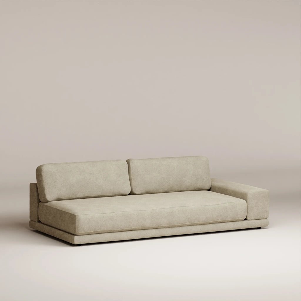 Image Module Palatine 3.5 seats • RIGHT • Felted wool • Natural