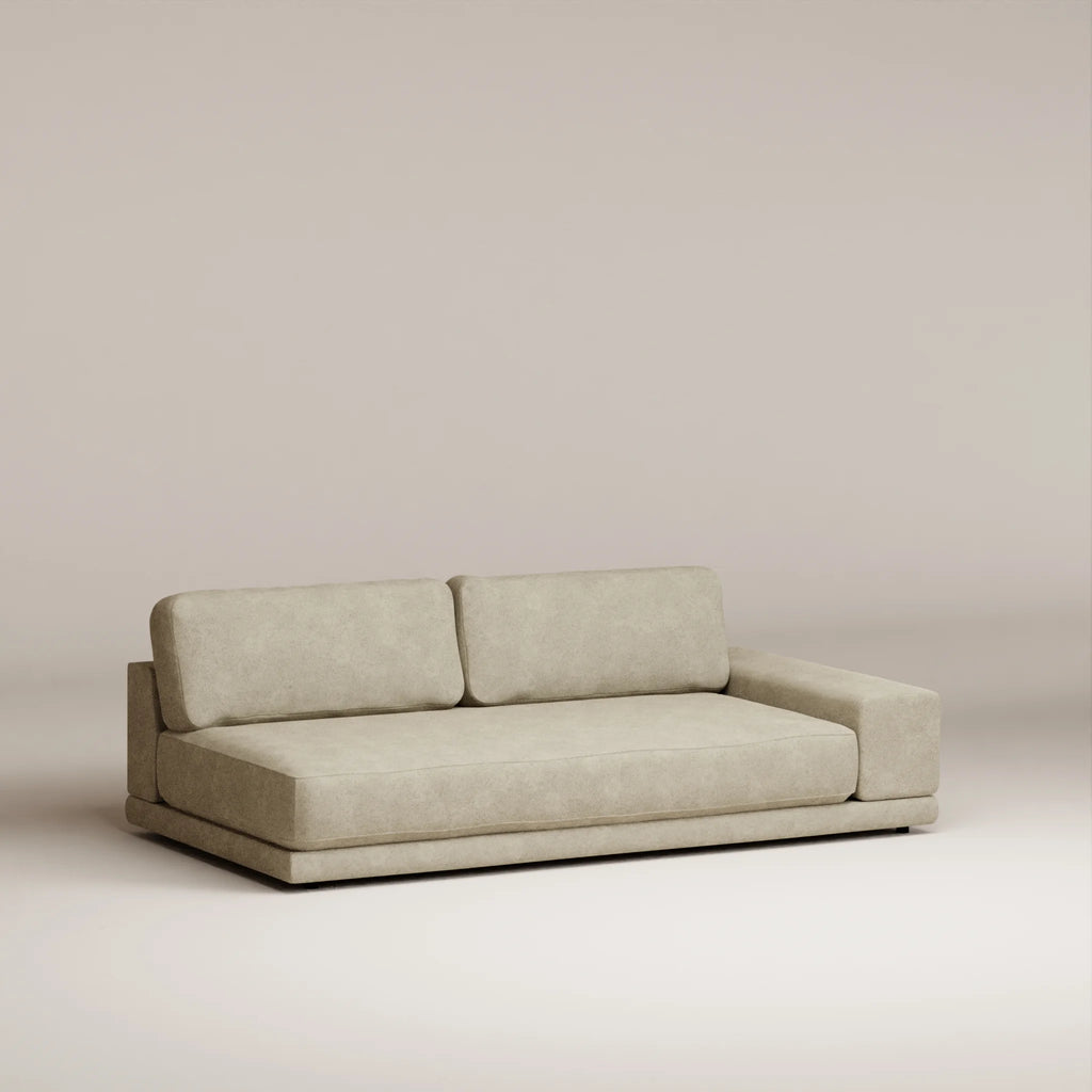 Image Module Palatine 3 seats • RIGHT • Felted wool • Natural